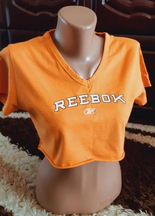 Оригінальна бавовняна футболка-топ reebok