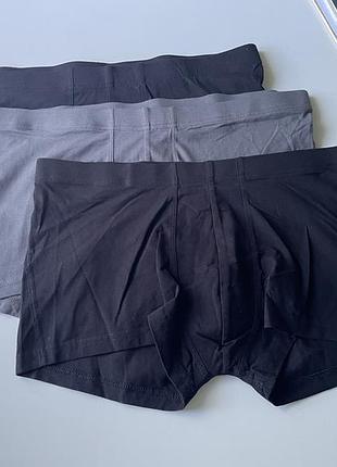 3 шт набір боксерів труси чоловічі h&m