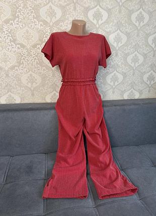 Комбінезон zara для дівчинки 13–14 років (164 см), кораловий