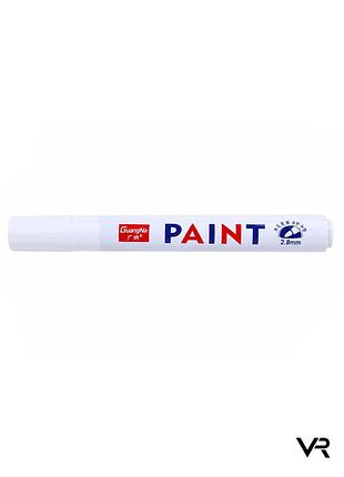 Маркер для шин paint білий для авто та мотоцикла, водостійка фарба для гуми