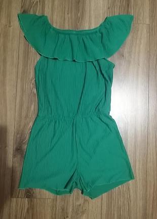 Комбінезон трикотажний дівчачій з шортами lindex kids, зріст158/164 см