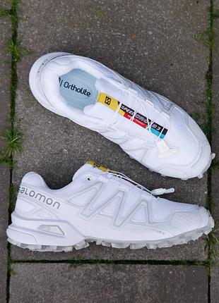 Р.41-46 кроссовки salomon speedcross 3 white sl025