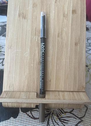Олівець для брів nyx professional makeup eyebrow powder pencil.