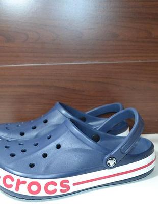Crocs crocband clog navy 43р сабо шлепанцы сандалии оригинал кроксы