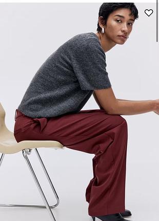 Брюки h&m tailored trousers штаны жіночі