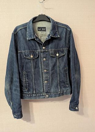 Чоловіча джинсова куртка armani jeans оригінал made in italy
