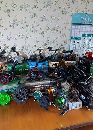 Котушки риболовні безінерційні та інерційні. нові, розпродаж речей з магазину