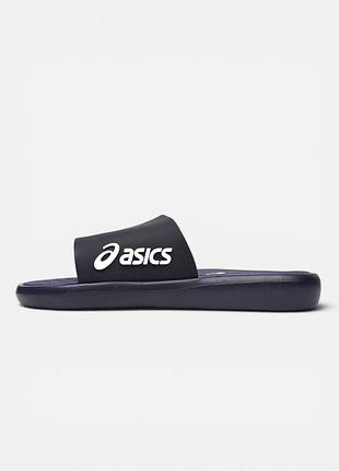 Жіночі тапочки asics slide , сині  шльопанці асікс літо , взуття на пляж
