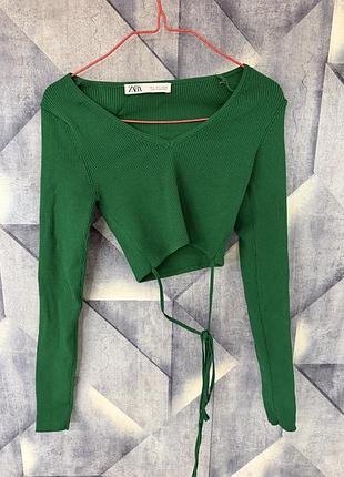 Гольф в рубчик zara