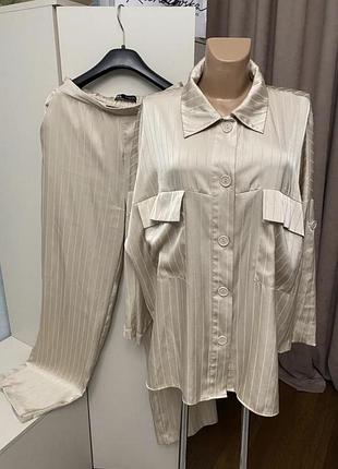 Костюм zara брючний, overdized