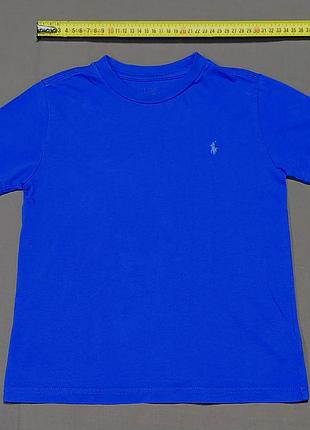 Плечи 29 см polo ralph lauren синяя футболка size 6 years 120см 100% cotton