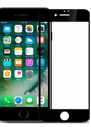 Защитное стекло mocolo tempered glass 3d для iphone 7/8+ plus (black)
