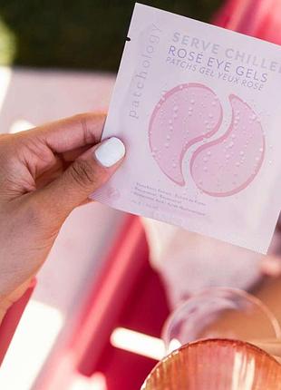Набір патчі  patchology serve chilled rose eye gels 5 пар 3