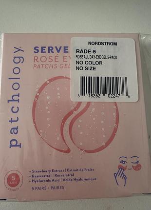 Набір патчі  patchology serve chilled rose eye gels 5 пар 4