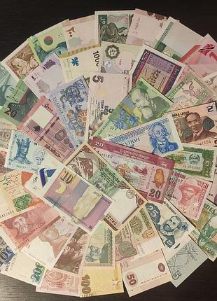 Банкноти 50 штук / країн різні unc