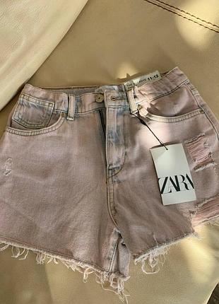 Джинсові шорти zara 152 см на 11-12років