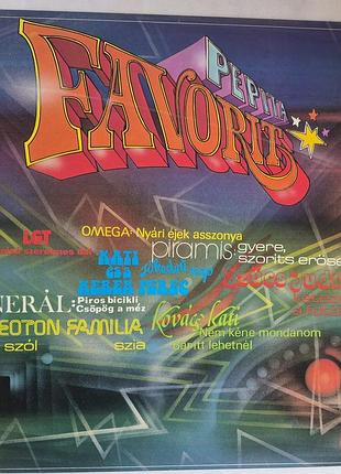 Виниловая пластинка pepita favorit (1979) венгерский рок/поп