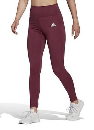 Бардові лосіни від adidas з нових колекцій , висока посадка