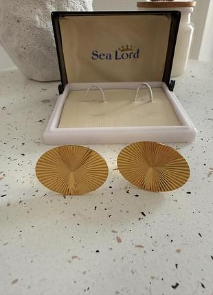 Винтажные запонки sea lord