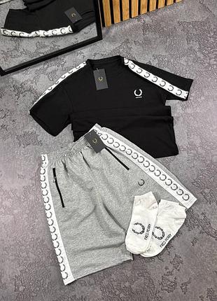 Костюм спортивний  fred perry футболка +  шорти