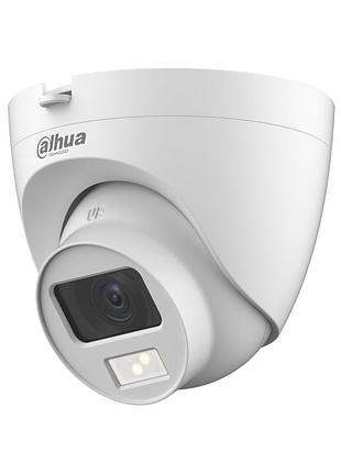 2мп smart dual light hdcvi камера dahua dh-hac-hdw1200clqp-il-a (2.8 мм)
