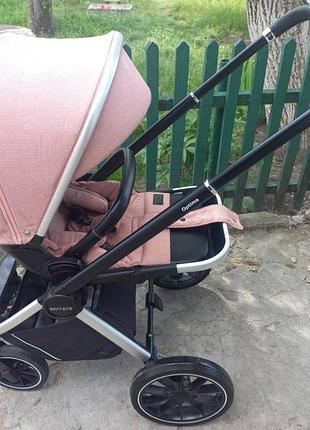 Универсальная коляска 2 в 1 carrello optima crl-6503 hot pink