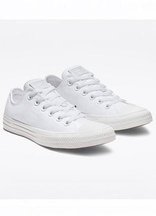 Кеди converse chuck taylor all star white monochrome ox