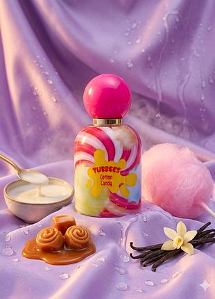 Духи tubbees cotton candy оригинал женские парфюмированная вода сладкие духи стойкий аромат сахарная вата оригинальный парфюм для девушек