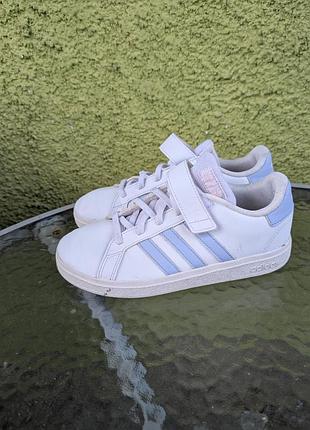 Красовки кроссовки adidas голубые 35