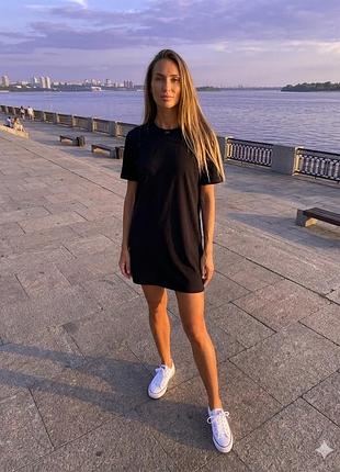 Футболка сукня подовжена