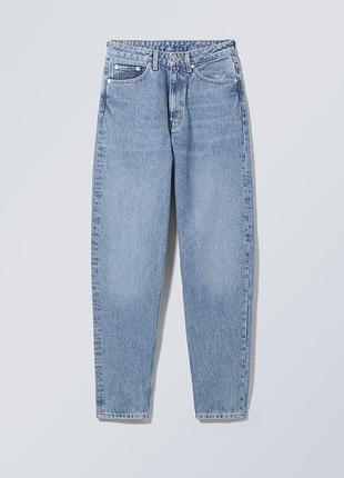 Джинси weekday lush mom fit w26 l32 (100% бавовна) ідеальний стан
