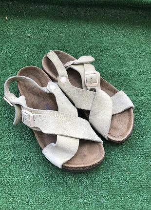 #b16.   38 р (24,5 см) birkenstock tulum босоніжки оригінал нат замша