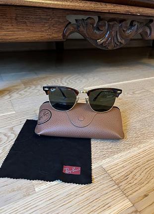 Оригінальні сонцезахисні окуляри ray-ban clubmaster classic rb3016 w0366 (49-21)