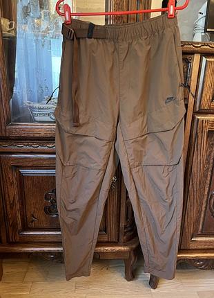 Карго штани nike tech pack woven utility cargo pants brown оригінал s