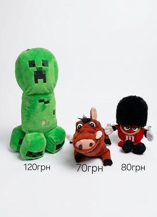 М'які іграшки кріпер пумба m&amp;m's minecraft майнкрафт