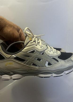 Кросівки asics gel-nyc black clay grey розмір 44