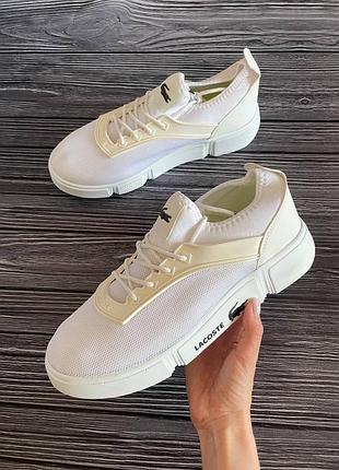 Кроссовки lacoste с нюансом