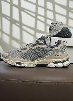 Чоловічі кросівки asics gel-nyc beige grey