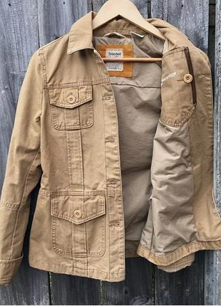 Лёгкая куртка в стиле сафари  timberland eur.48 из органического котона