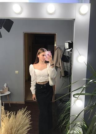 Блуза кофтинка з гарними рукавами