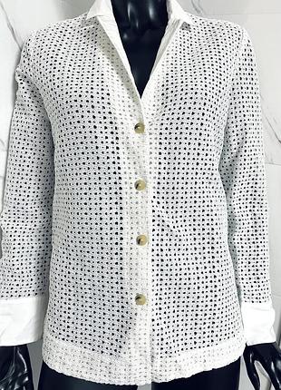 Ажурна сорочка massimo dutti