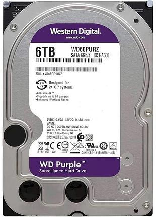 Жорсткий диск 3.5" 6tb wd (wd64purz)