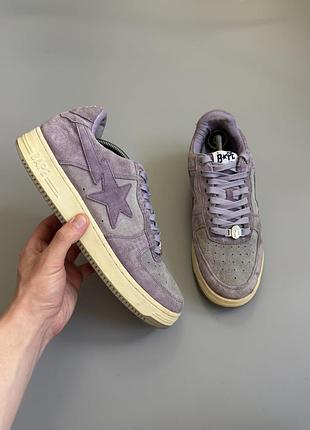 Кеды a bathing ape purple bapesta 45(29cm)