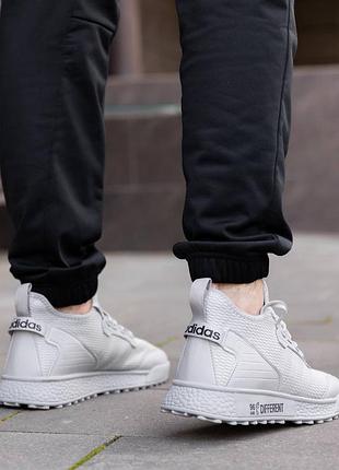 Adidas different silver  кроссовки 3