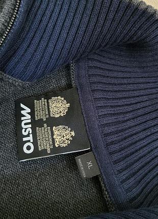 Свитер пуловер 1/4 зип musto 3