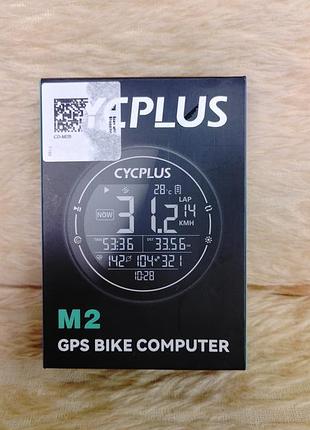 Gps велокомпьютер cycplus m2 с bluetooth, ant+ и навигацией gps ipx6