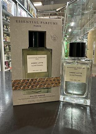 Essential parfums ambre latte парфумована вода 100мл