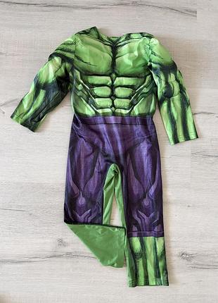 Карнавальний костюм халк/ hulk/ супергерой/ марвел/ 110-116