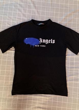 Чорна футболка palm angels