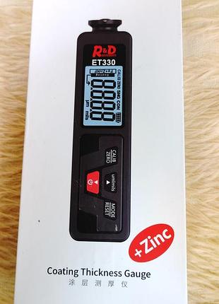 Et330 black толщиномер краски, fe/nfe/zn, до 1500 мкм + цинк